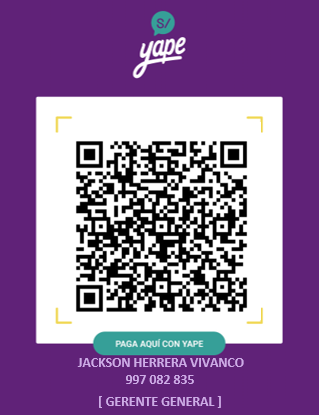 Escanear para Yapear Pagar con Yape